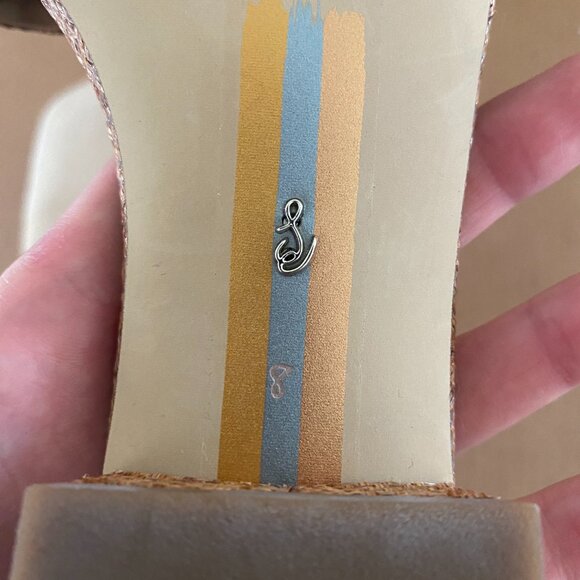 Sam Edelman Deacon Beaded Slide Sandal "CUOIO BASKET WEAVE" | US 8 - Picture 4 of 7